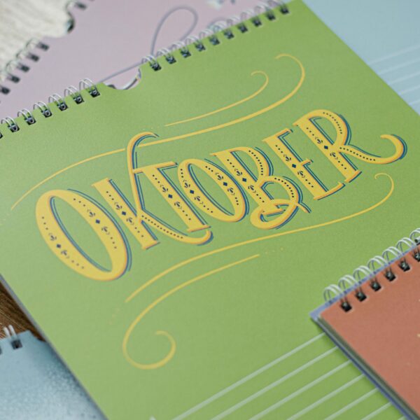 Handlettering Geburtstagskalender